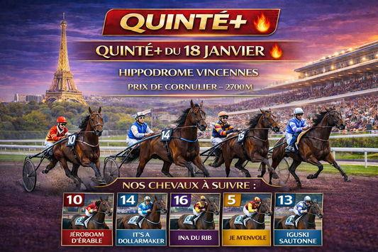 🏇 Quinté+ du 18/01/2026 – VINCENNES – Prix de Cornulier