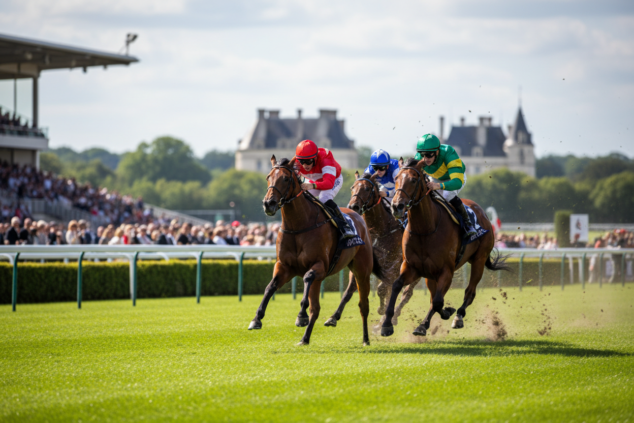 cheval course visuel turf